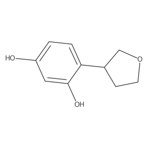 4-(Tetrahydrofuran-3-yl)benzene-1,3-diol Structure