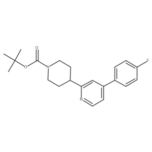 Tert-butyl 4-(4-(4-fluorophenyl)pyridin-2-yl)piperidine-1-carboxylate Structure