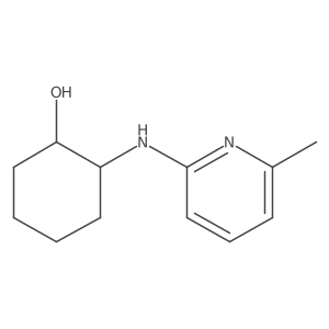rel-(1R,2R)-2-[(6-Methyl-2-pyridinyl)amino]cyclohexanol Structure
