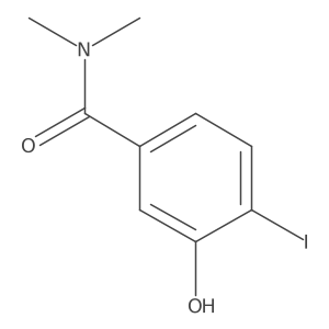 3-Hydroxy-4-iodo-N,N-dimethylbenzamide Structure