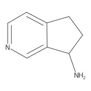 (S)-6,7-Dihydro-5H-cyclopenta[c]pyridin-7-amine Structure