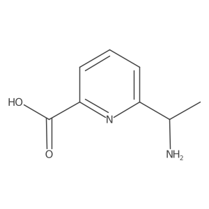 6-(1-Aminoethyl)picolinic acid Structure