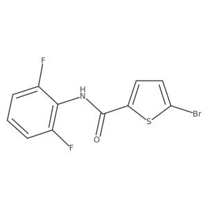 5-bromo-N-(2,6-difluorophenyl)thiophene-2-carboxamide Structure