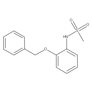 N-(2-(Benzyloxy)phenyl)methanesulfonamide结构式