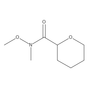 N-methoxy-N-methyloxane-2-carboxamide Structure