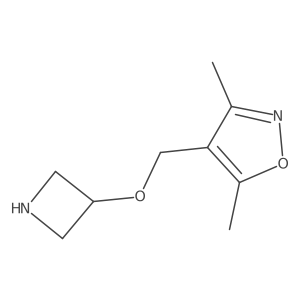 4-[(Azetidin-3-yloxy)methyl]-3,5-dimethyl-1,2-oxazole结构式