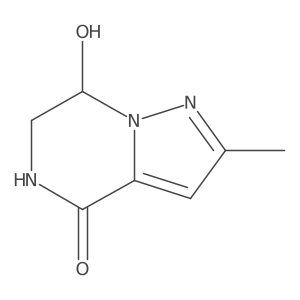7-hydroxy-2-methyl-6,7-dihydropyrazolo[1,5-a]pyrazin-4(5H)-one Structure