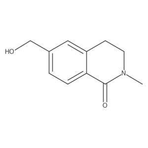 6-(Hydroxymethyl)-2-methyl-3,4-dihydroisoquinolin-1-one Structure