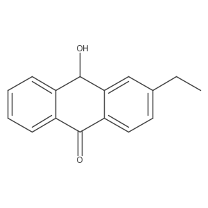 3-Ethyl-10-hydroxyanthracen-9(10H)-one Structure