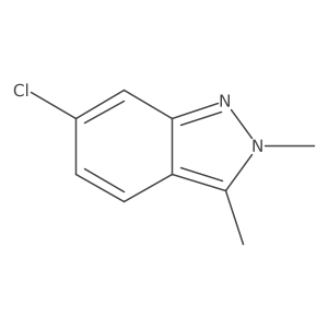 6-Chloro-2,3-dimethylindazole结构式