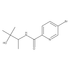 (R)-5-Bromo-N-(3-hydroxy-3-methylbutan-2-YL)picolinamide结构式