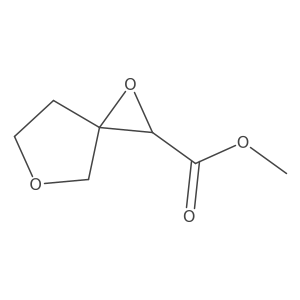 Methyl 1,5-dioxaspiro[2.4]heptane-2-carboxylate Structure