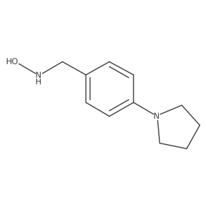 N-{[4-(pyrrolidin-1-yl)phenyl]methyl}hydroxylamine结构式