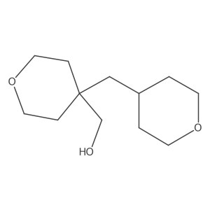 {4-[(Oxan-4-yl)methyl]oxan-4-yl}methanol结构式