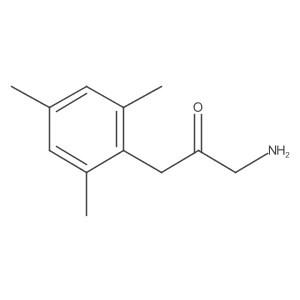 1-Amino-3-(2,4,6-trimethylphenyl)propan-2-one结构式