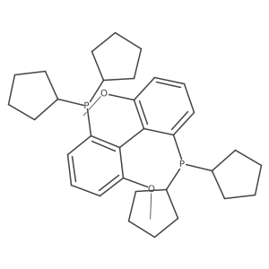 (R)-(6,6'-Dimethoxy-[1,1'-biphenyl]-2,2'-diyl)bis(dicyclopentylphosphine) Structure
