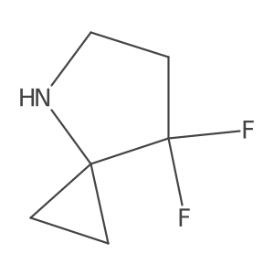 7,7-Difluoro-4-azaspiro[2.4]heptane Structure