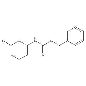 benzyl N-(3-fluorocyclohexyl)carbamate结构式