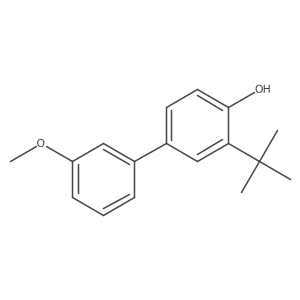 3-(tert-Butyl)-3'-methoxy-[1,1'-biphenyl]-4-ol Structure