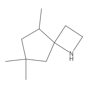 5,7,7-Trimethyl-1-azaspiro[3.4]octane结构式