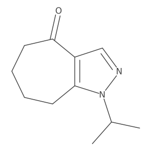 1-(Propan-2-yl)-1H,4H,5H,6H,7H,8H-cyclohepta[c]pyrazol-4-one结构式