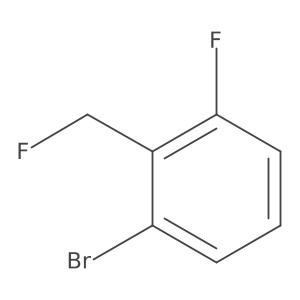 2-Bromo-6-fluorobenzyl fluoride Structure