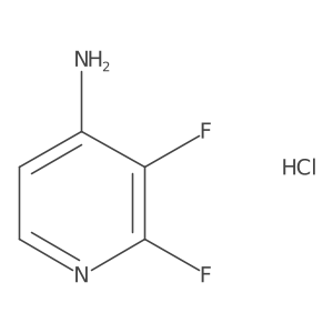 2,3-Difluoropyridin-4-amine hydrochloride结构式