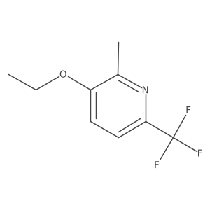 3-Ethoxy-2-methyl-6-(trifluoromethyl)pyridine Structure