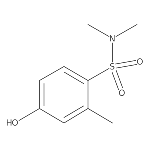 4-Hydroxy-2,N,N-trimethylbenzenesulfonamide结构式