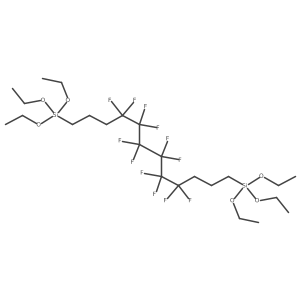 3,18-Dioxa-4,17-disilaeicosane, 4,4,17,17-tetraethoxy-8,8,9,9,10,10,11,11,12,12,13,13-dodecafluoro-结构式