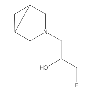 1-{3-Azabicyclo[3.1.0]hexan-3-yl}-3-fluoropropan-2-ol Structure