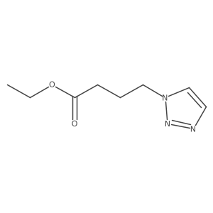 EThyl 4-(1,2,3-triazol-1-yl)butanoate结构式