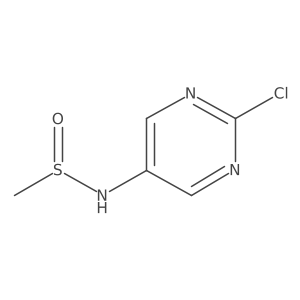 N-(2-Chloropyrimidin-5-yl)methanesulfinamide Structure