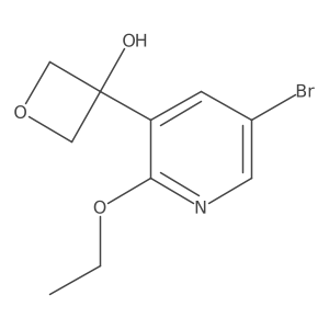 3-(5-Bromo-2-ethoxy-3-pyridinyl)-3-oxetanol Structure