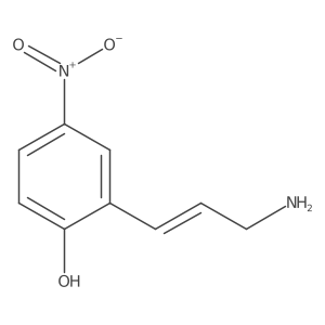 2-(3-Aminoprop-1-en-1-yl)-4-nitrophenol Structure