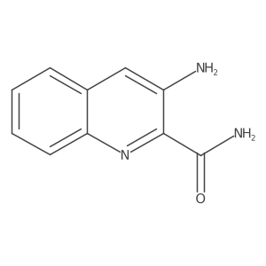 3-Aminoquinoline-2-carboxamide结构式