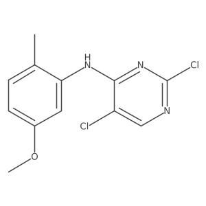 2,5-Dichloro-N-(5-methoxy-2-methylphenyl)pyrimidin-4-amine结构式