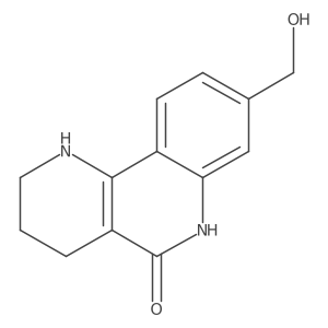 8-(Hydroxymethyl)-1,2,3,4-tetrahydrobenzo[h][1,6]naphthyridin-5(6H)-one结构式