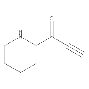 1-[(2R)-piperidin-2-yl]prop-2-yn-1-one Structure