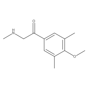 1-(4-Methoxy-3,5-dimethylphenyl)-2-(methylamino)ethan-1-one结构式