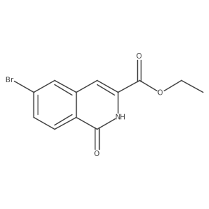 Ethyl 6-bromo-1-oxo-1,2-dihydroisoquinoline-3-carboxylate Structure