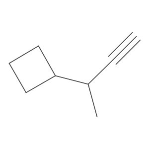 1-Methylprop-2-ynylcyclobutane结构式