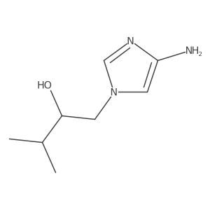1-(4-amino-1H-imidazol-1-yl)-3-methylbutan-2-ol Structure