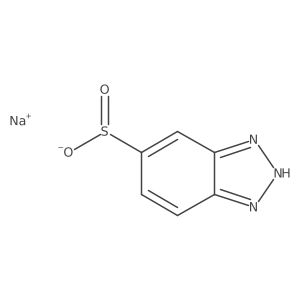 sodium 1H-1,2,3-benzotriazole-5-sulfinate结构式