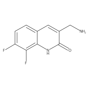 3-(Aminomethyl)-7,8-difluoroquinolin-2-ol Structure