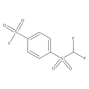 4-Difluoromethanesulfonylbenzene-1-sulfonyl fluoride Structure