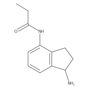 N-(1-amino-2,3-dihydro-1H-inden-4-yl)propanamide Structure