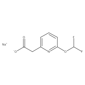 Sodium 2-(6-(difluoromethoxy)pyridin-2-yl)acetate Structure