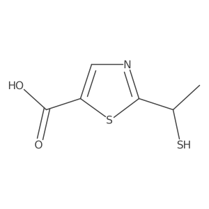2-(1-Sulfanylethyl)-1,3-thiazole-5-carboxylic acid结构式