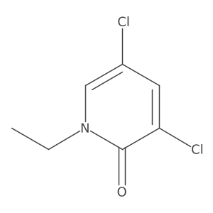 3,5-Dichloro-1-ethyl-2(1H)-pyridinone Structure
